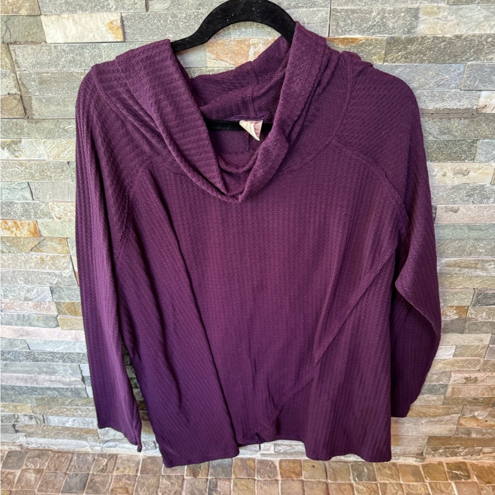 Women's Purple cowl neck Sweater
